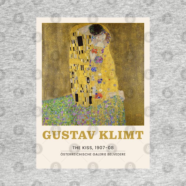 Gustav Klimt The Kiss Painting Exhibition by VanillaArt